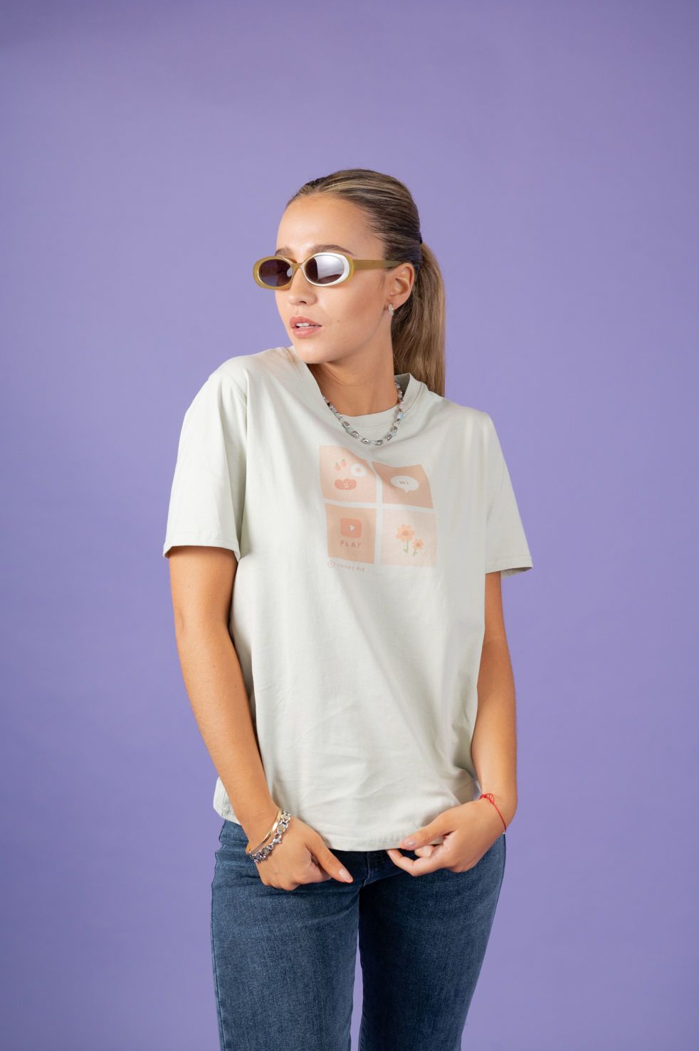 T-SHIRT ESTAMPA HI