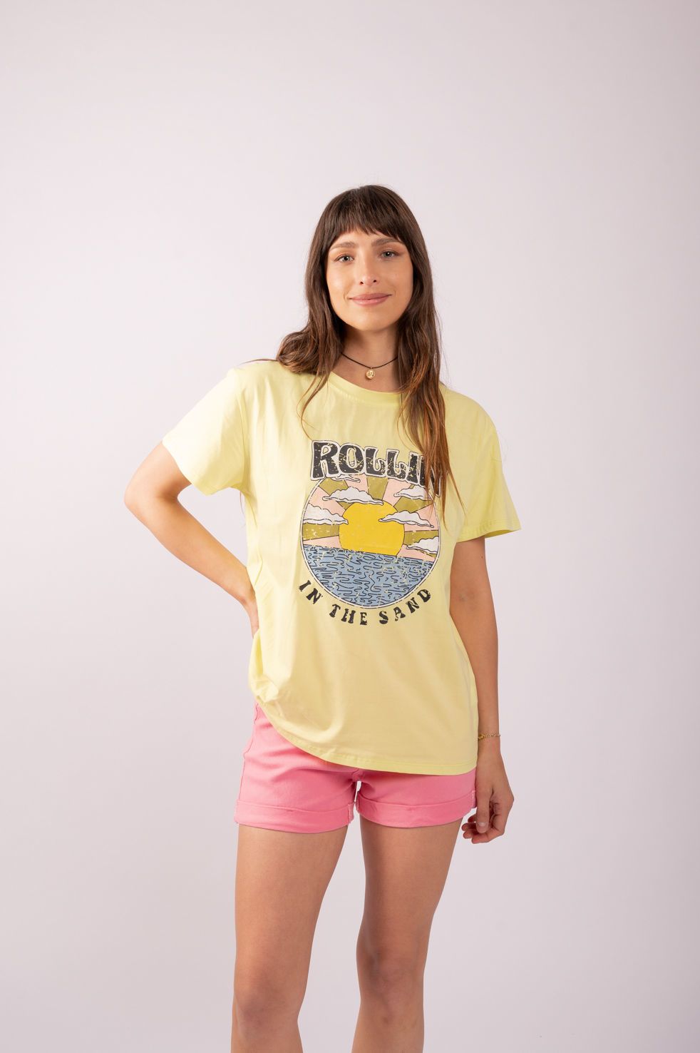 T-SHIRT ESTAMPADA ROLLING