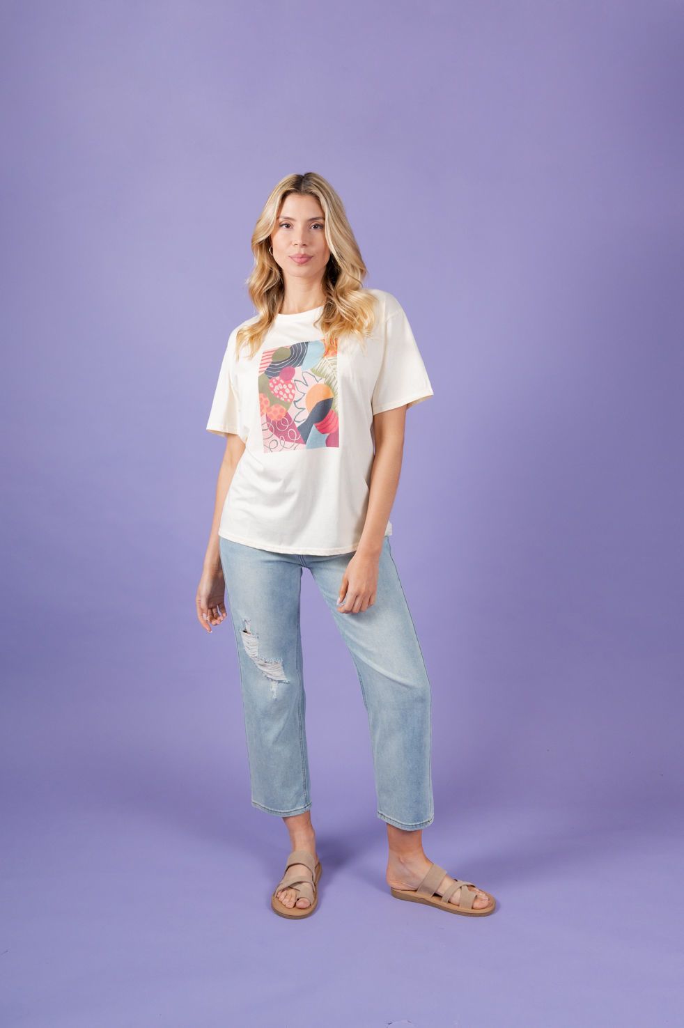 T-SHIRT ESTAMPA PAINT