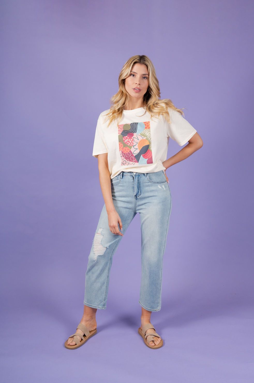 T-SHIRT ESTAMPA PAINT