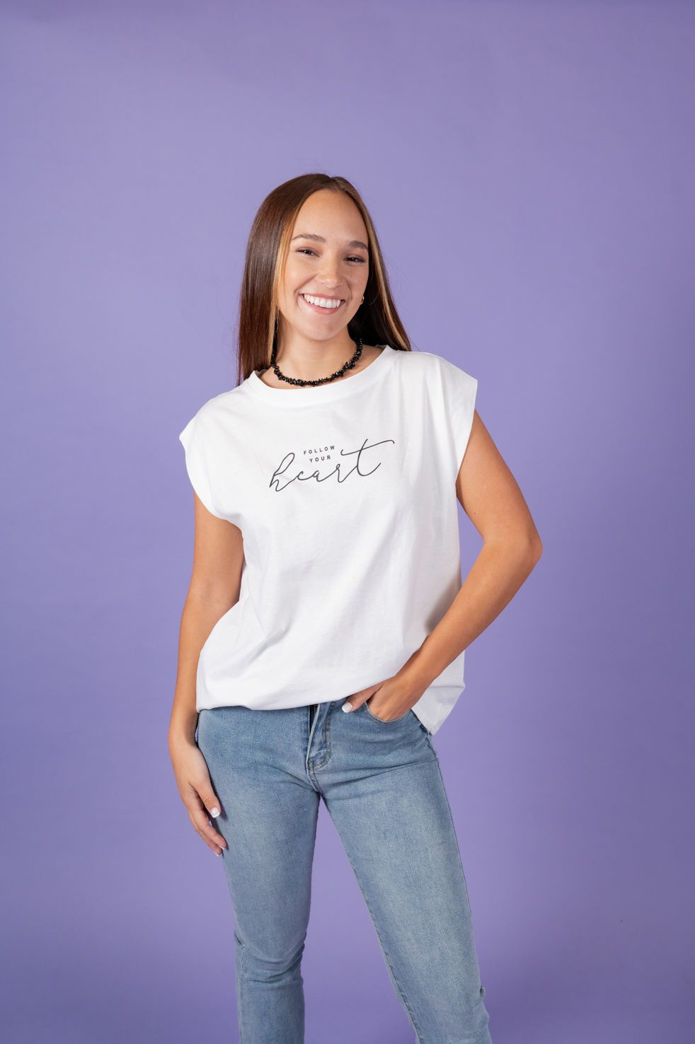 T-SHIRT ESTAMPA HEARD