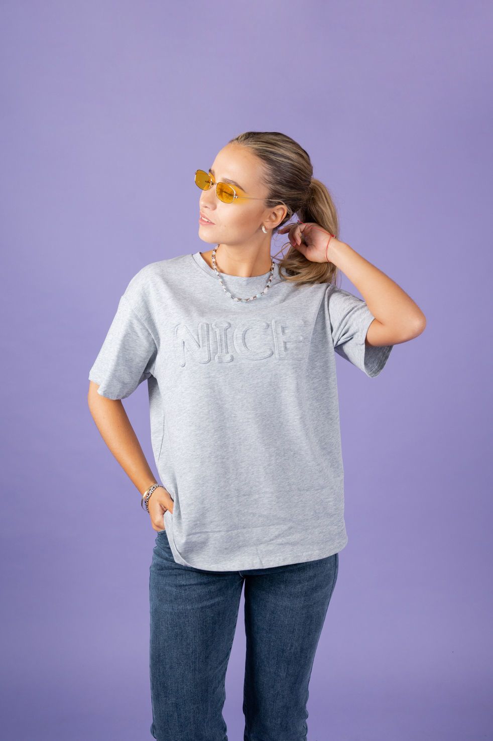 T-SHIRT ESTAMPA NICE