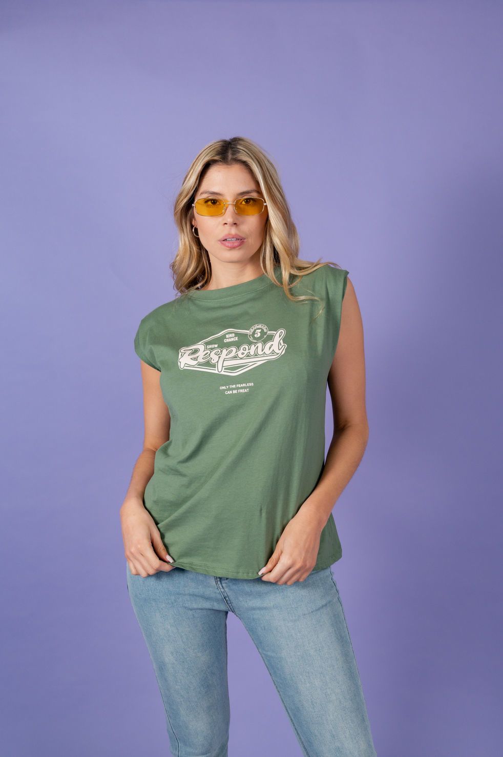 T-SHIRT ESTAMPA RESPOND