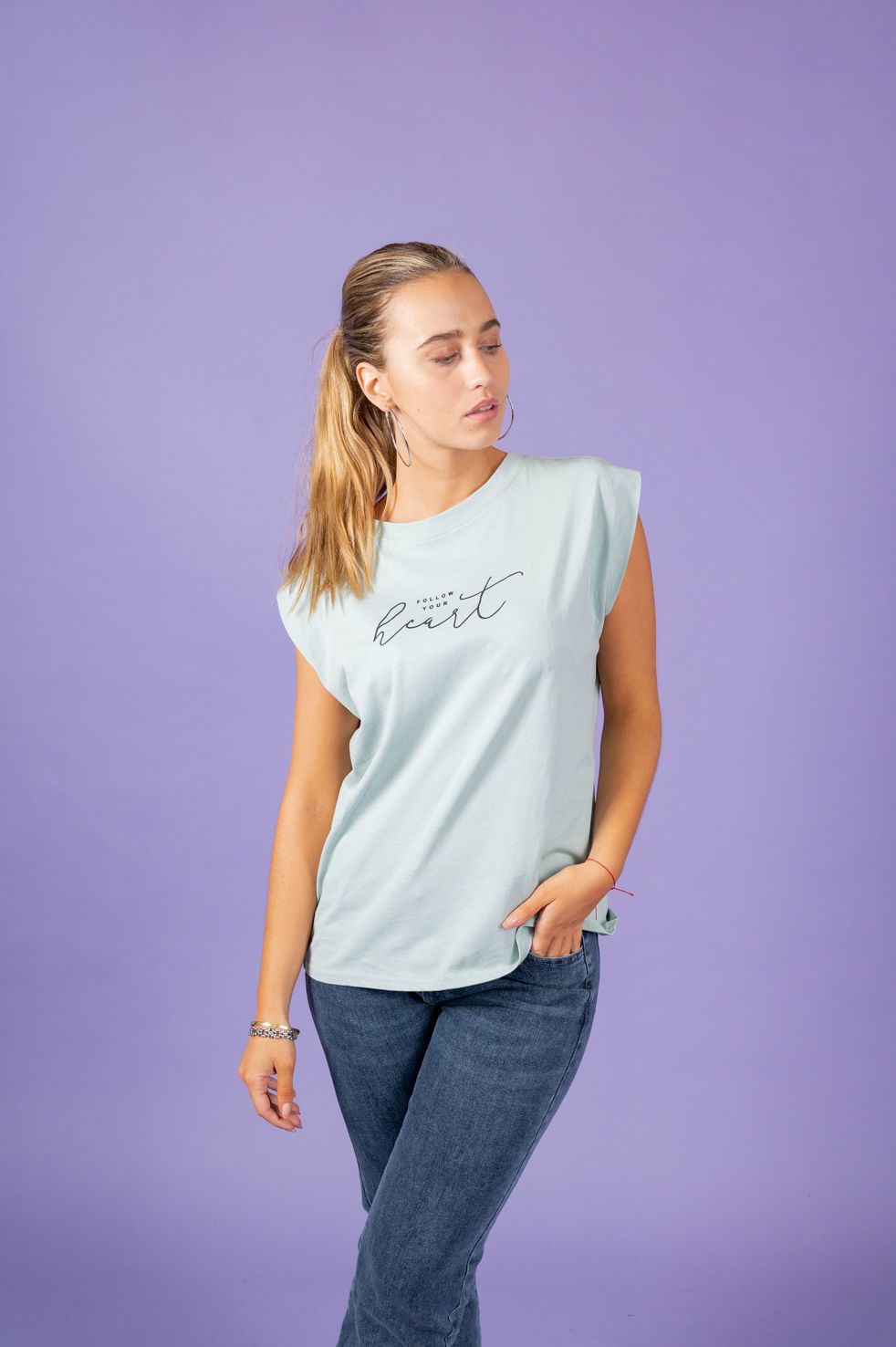 T-SHIRT ESTAMPA HEARD