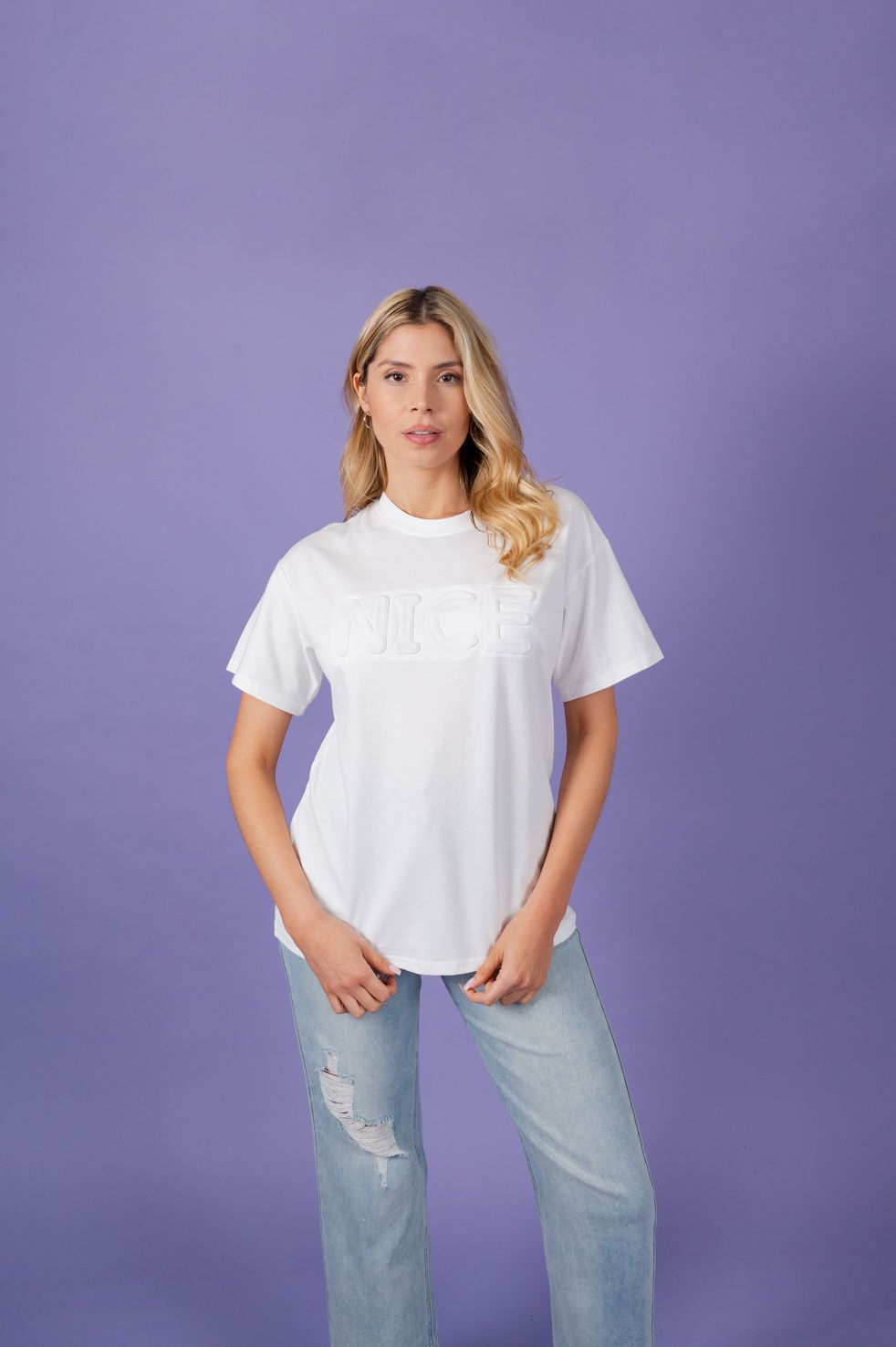 T-SHIRT ESTAMPA NICE