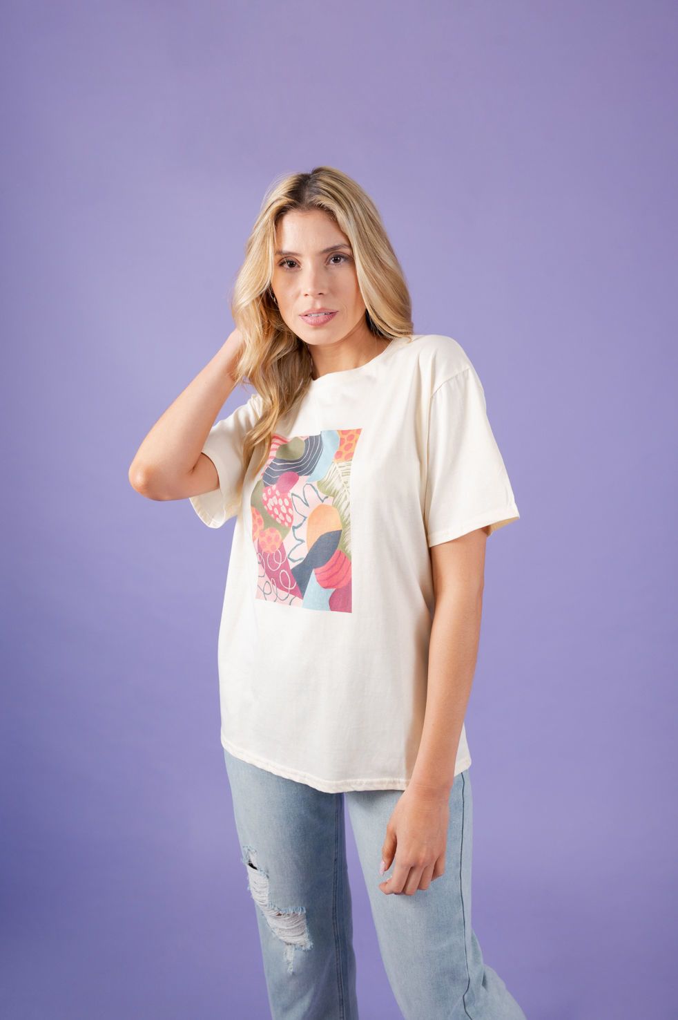 T-SHIRT ESTAMPA PAINT