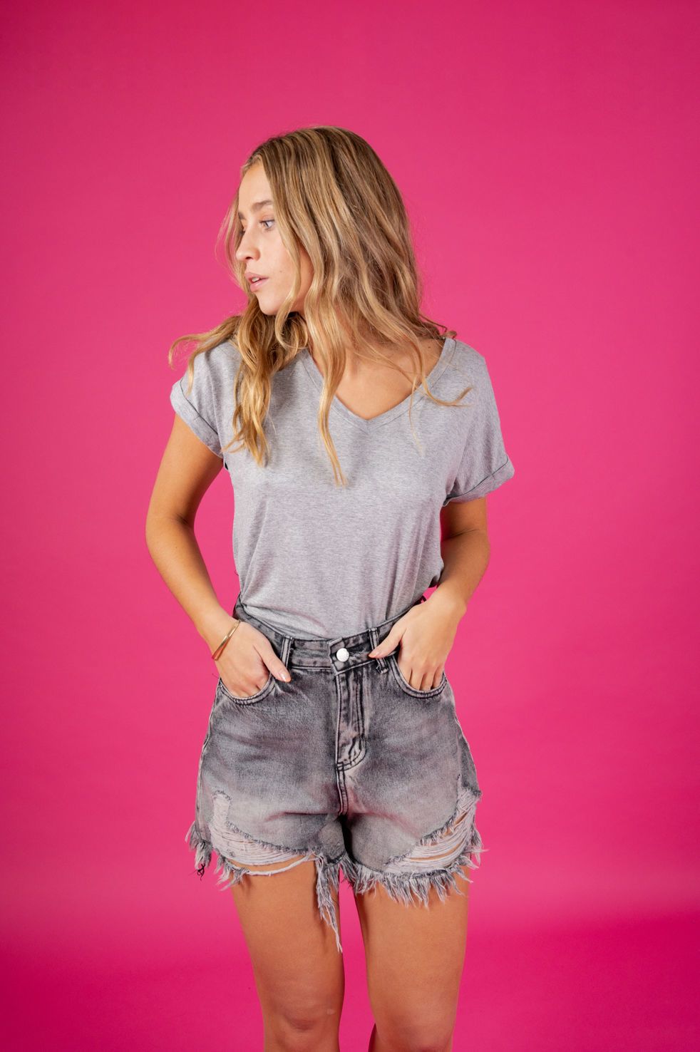 SHORT DE JEAN THERE