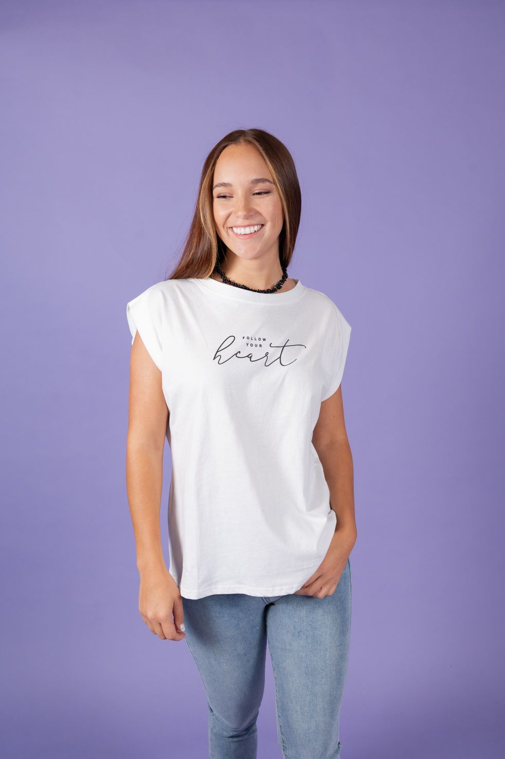 T-SHIRT ESTAMPA HEARD