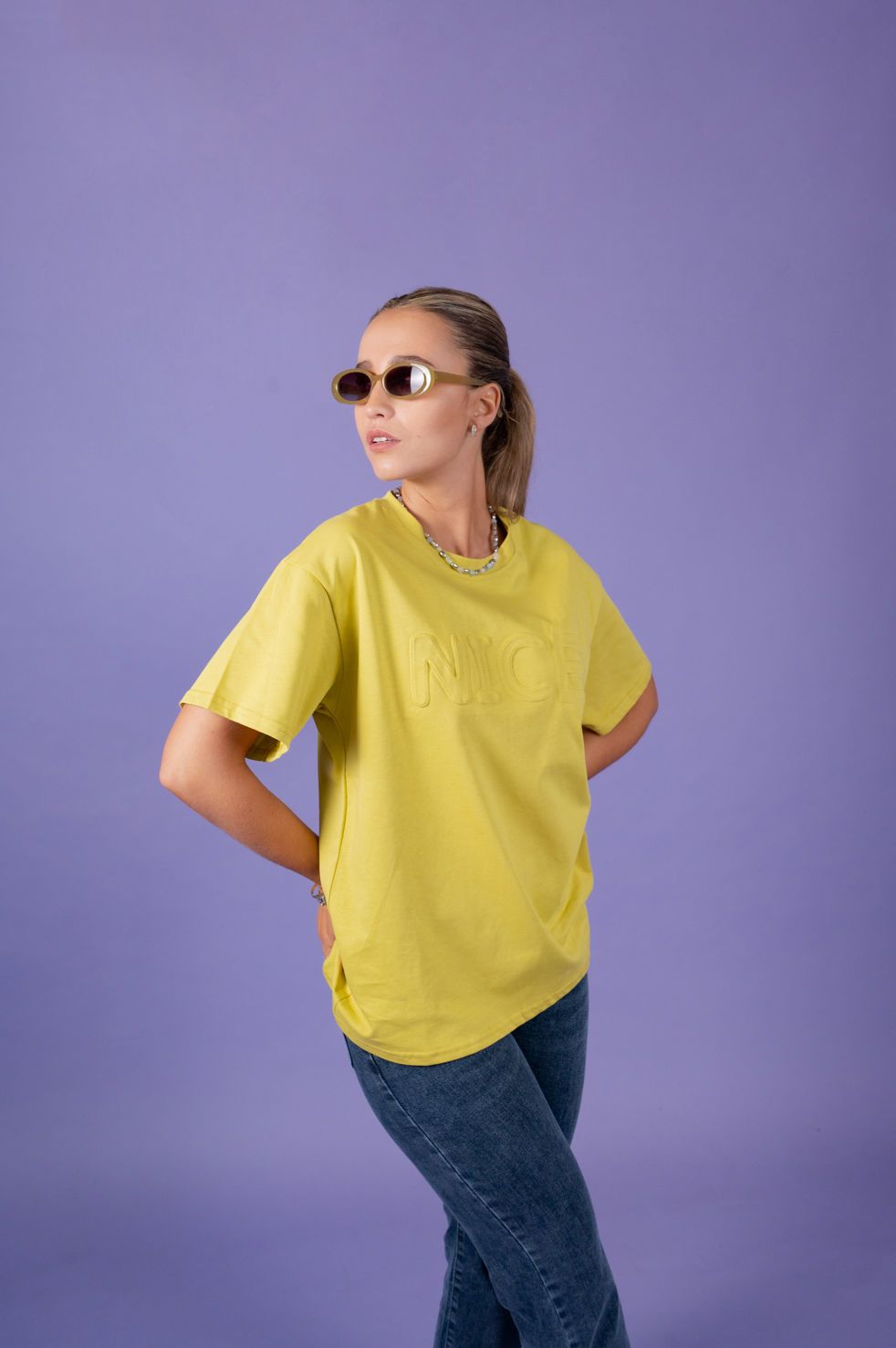 T-SHIRT ESTAMPA NICE
