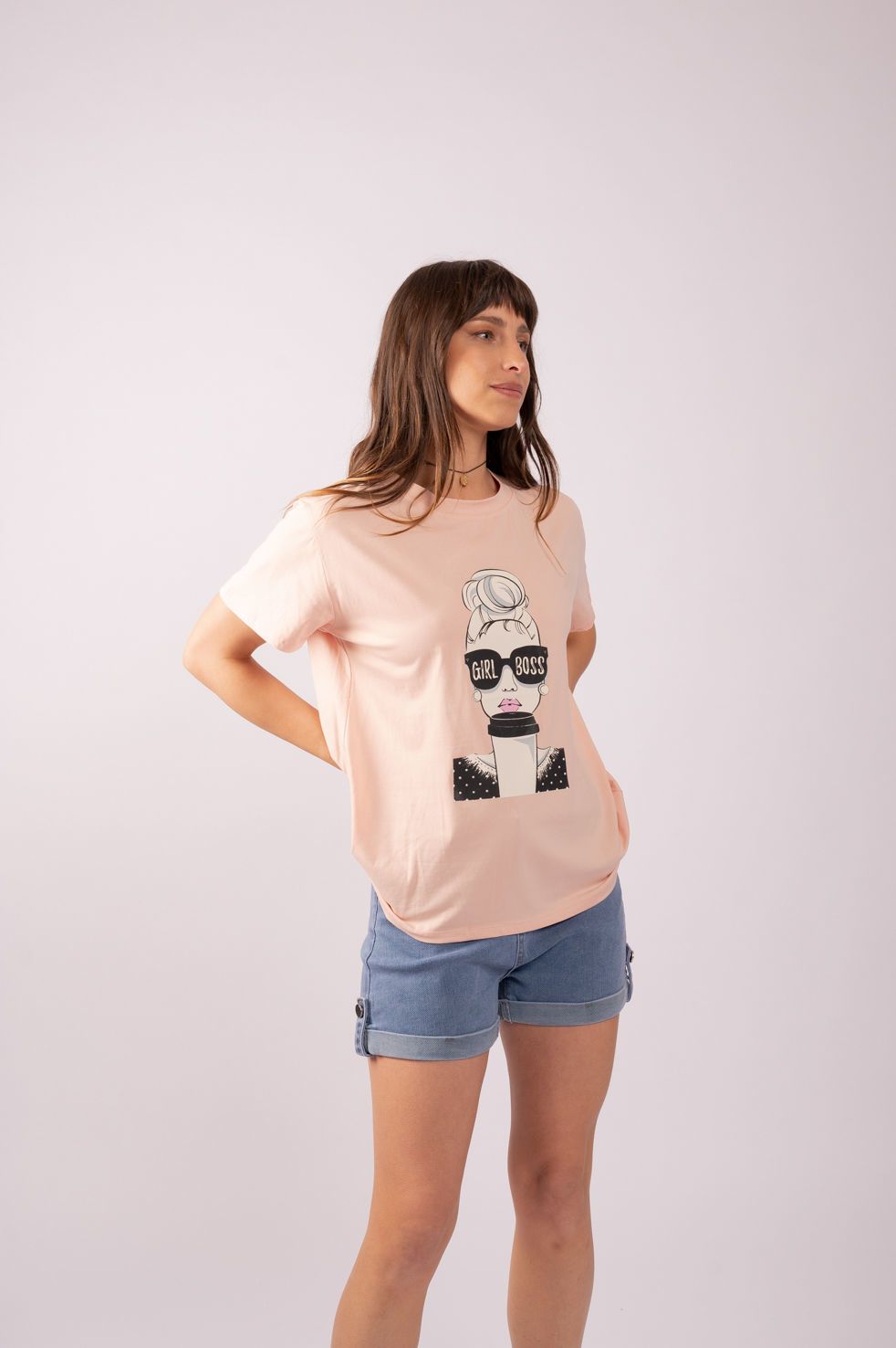T-SHIRT ESTAMPADA BOSS