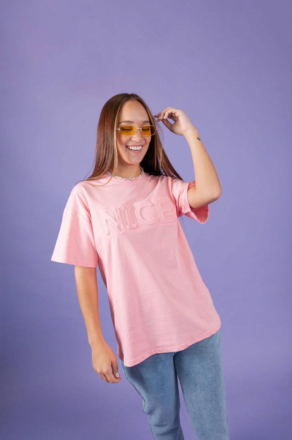 T-SHIRT ESTAMPA NICE