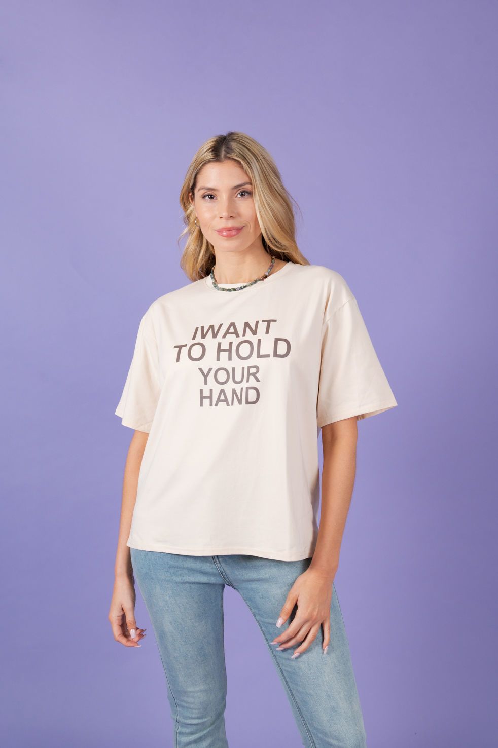 T-SHIRT ESTAMPA HOLD