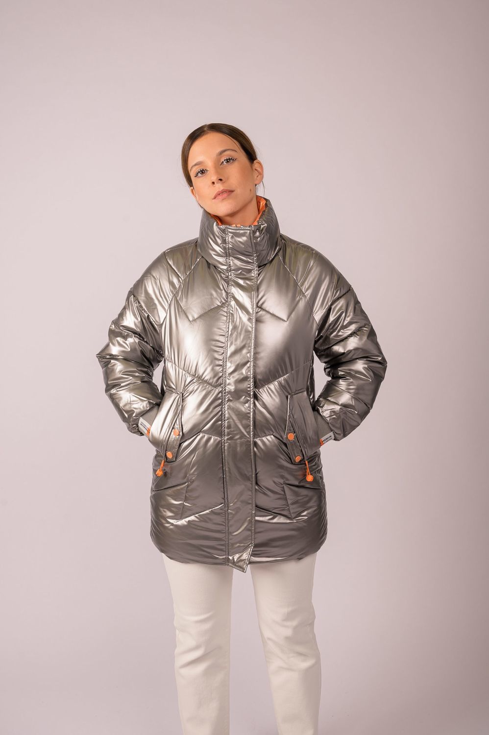 CAMPERA METALIZADA PANDA