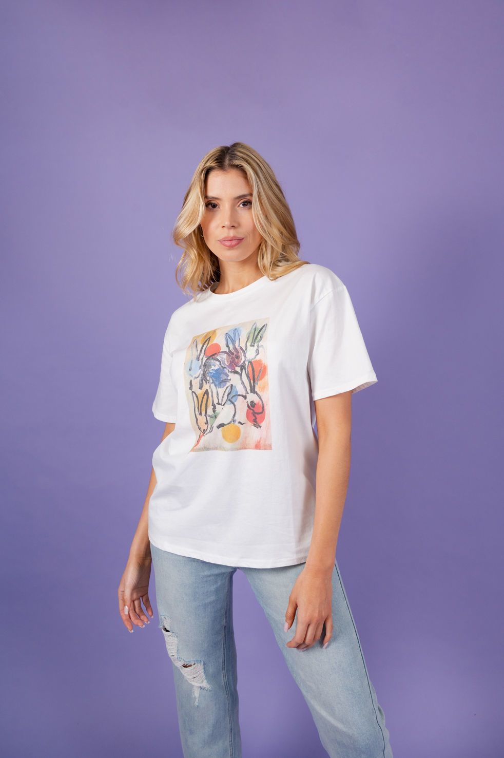T-SHIRT ESTAMPA DRAW