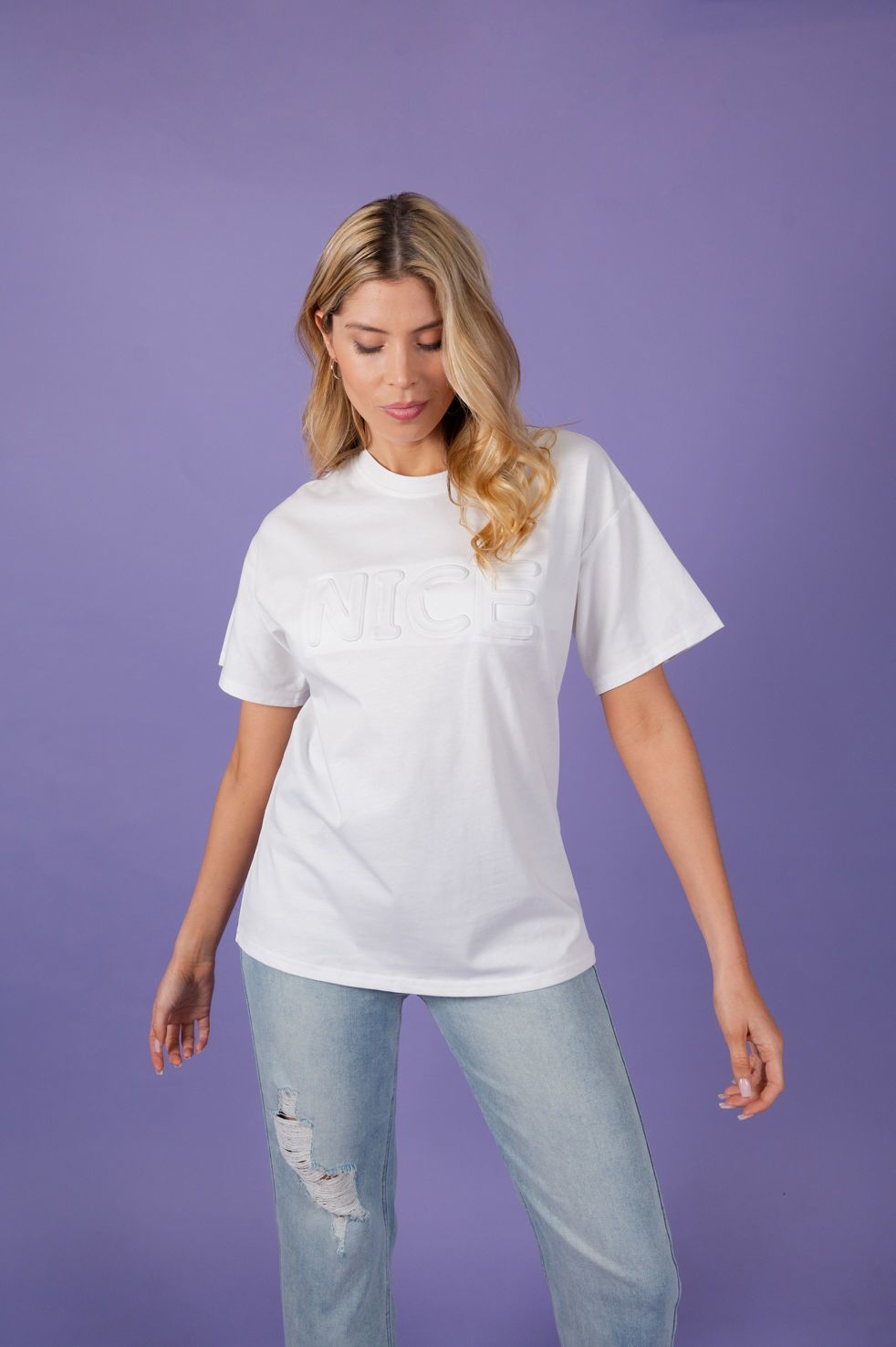 T-SHIRT ESTAMPA NICE