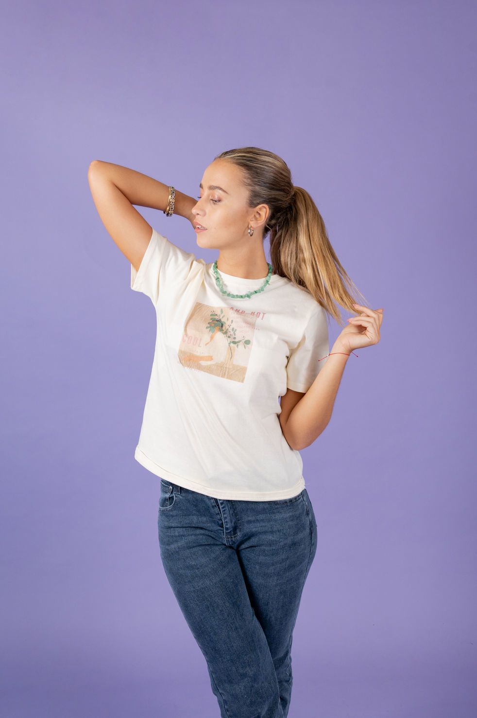 T-SHIRT ESTAMPA AND HOT