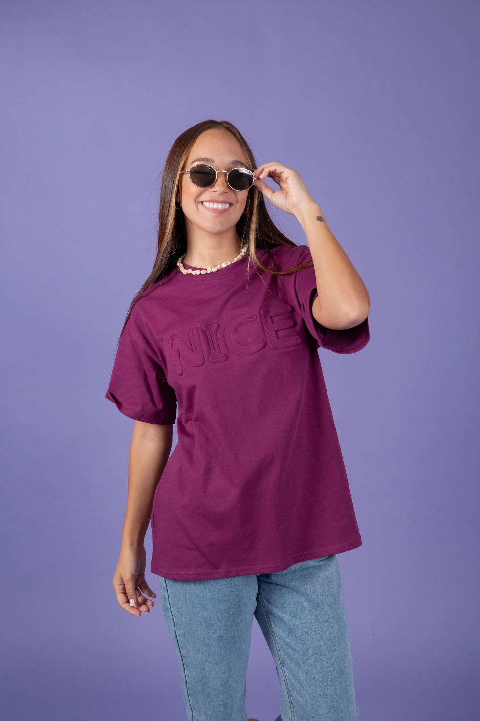 T-SHIRT ESTAMPA NICE