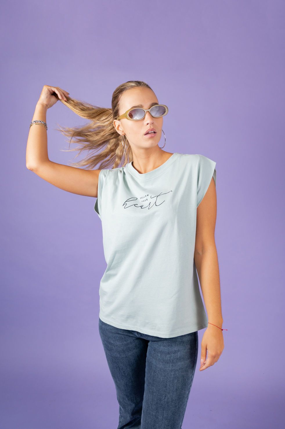 T-SHIRT ESTAMPA HEARD