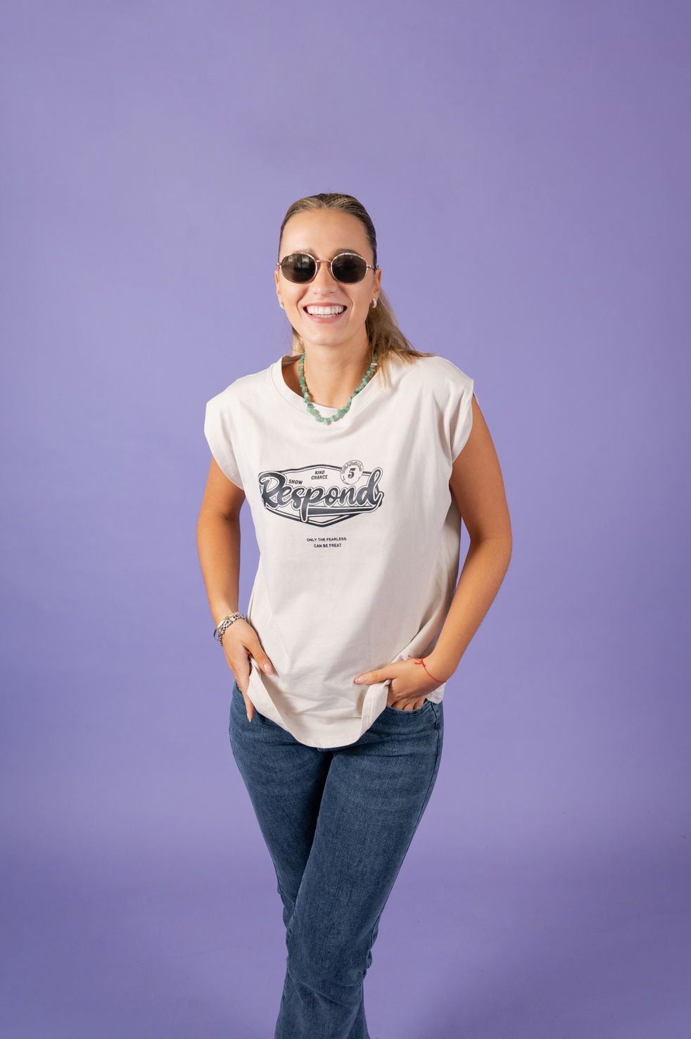 T-SHIRT ESTAMPA RESPOND
