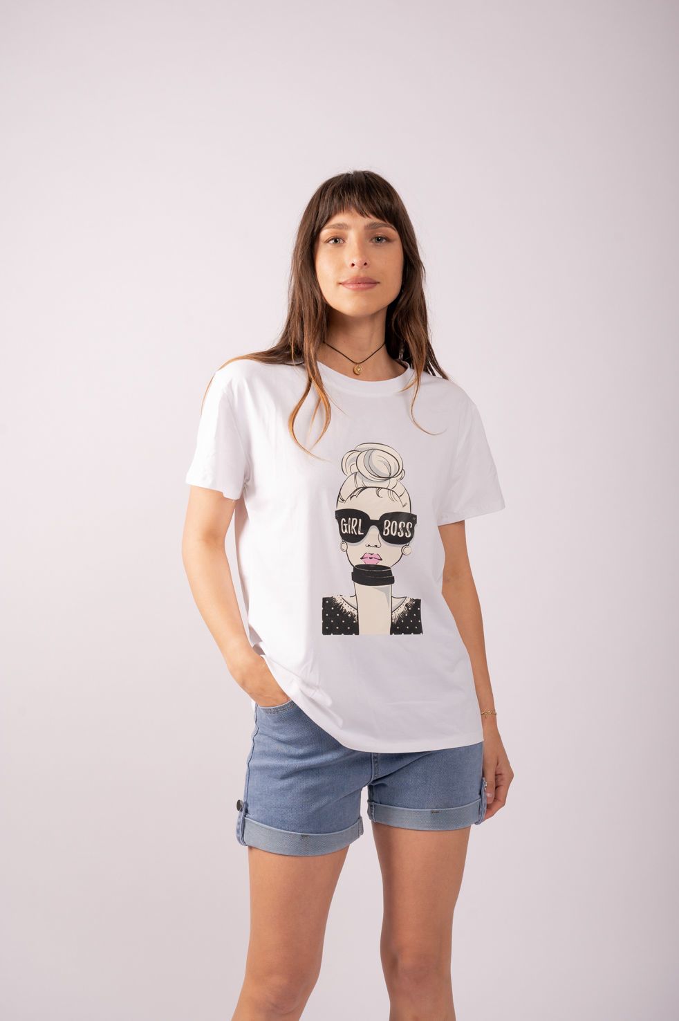 T-SHIRT ESTAMPADA BOSS