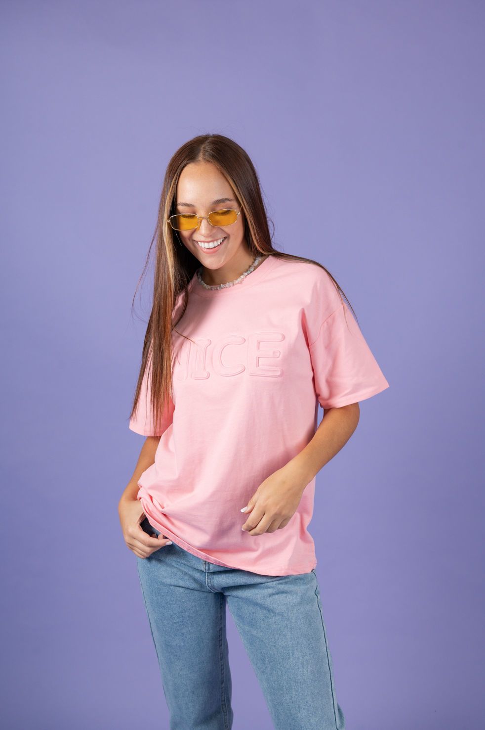 T-SHIRT ESTAMPA NICE