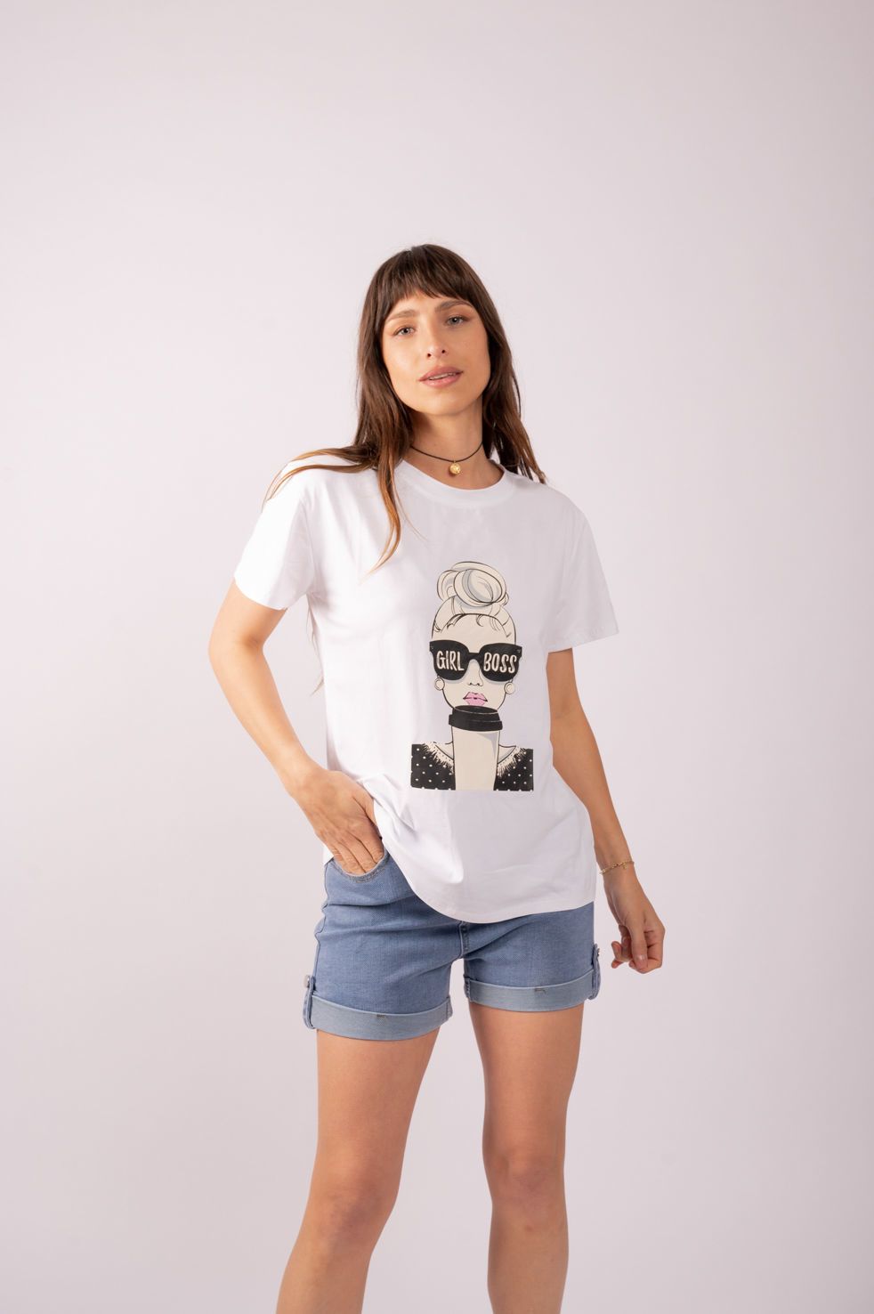 T-SHIRT ESTAMPADA BOSS