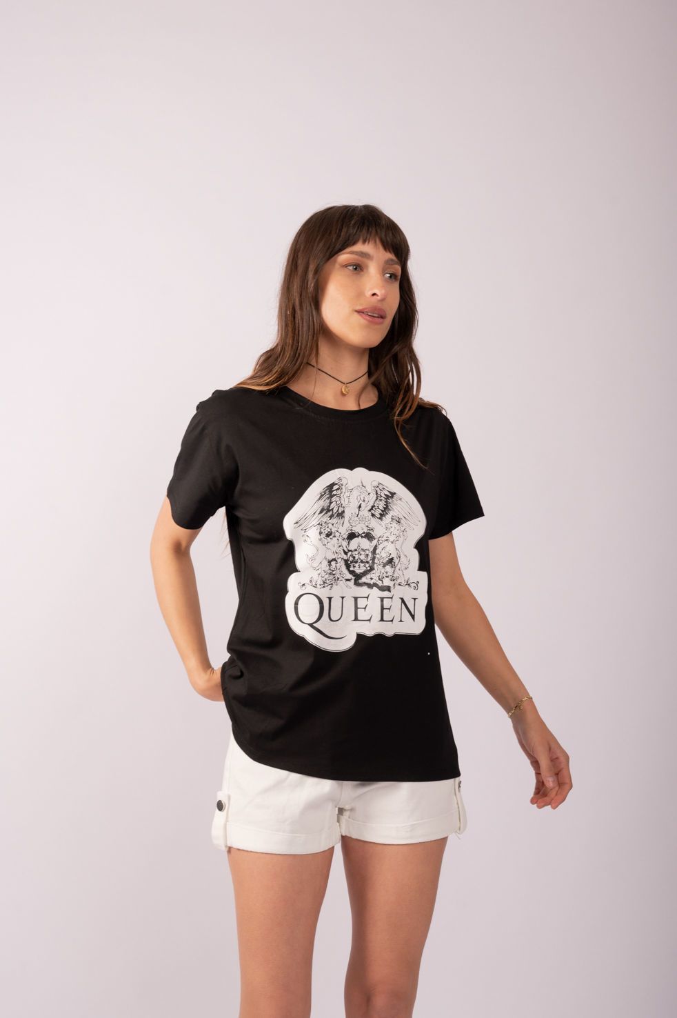 T-SHIRT ESTAMPADA QUEEN