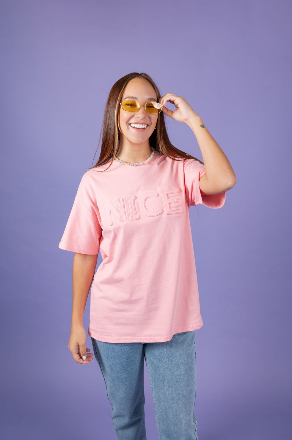 T-SHIRT ESTAMPA NICE