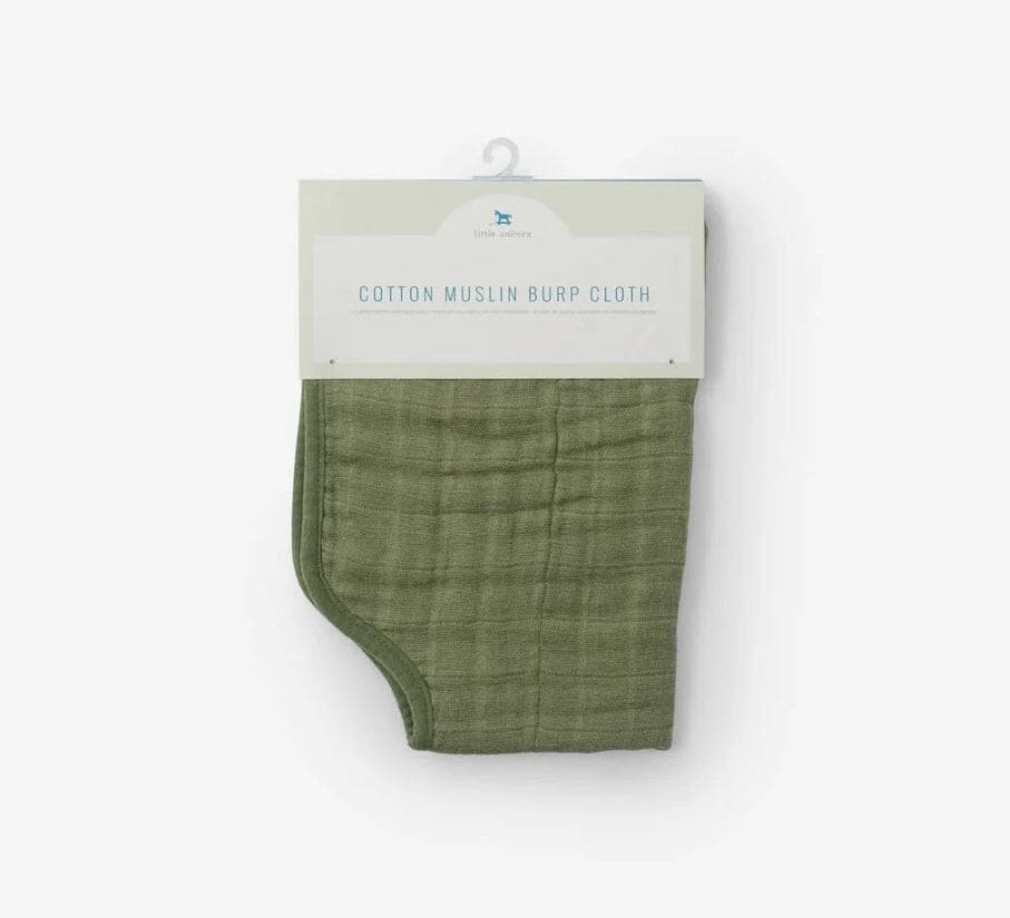 Cotton Muslin Burp Cloth - Fern Little Unicorn