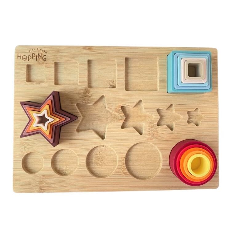 Tablero con formas en silicona Hopping