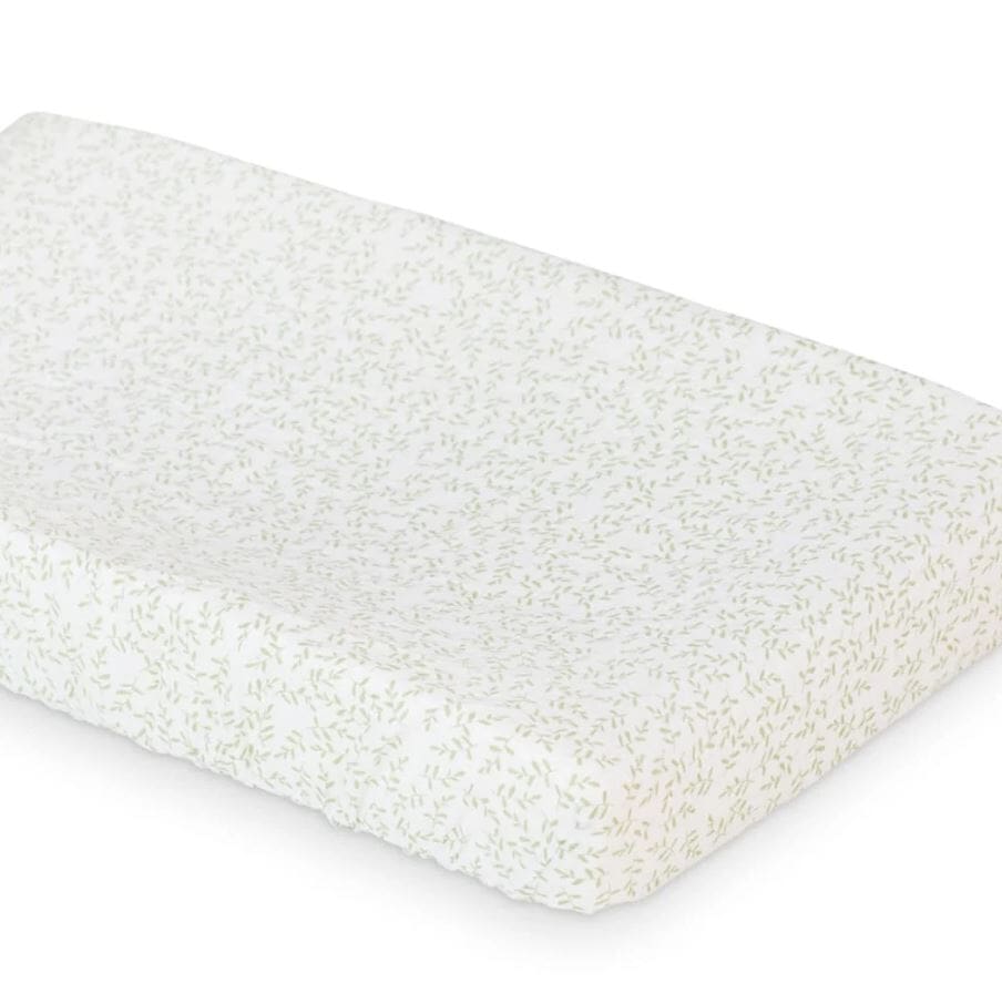 Cubre cambiador Muselina Greenery  Lulujo (81  X 43 cm)