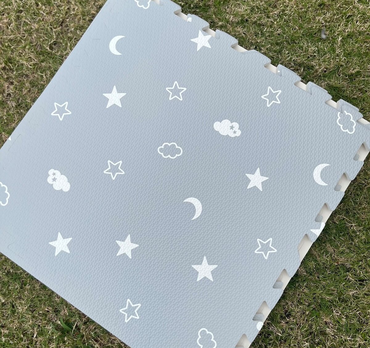 Alfombra Encastrable 4pcs de 60x60 - Estrellas Gris