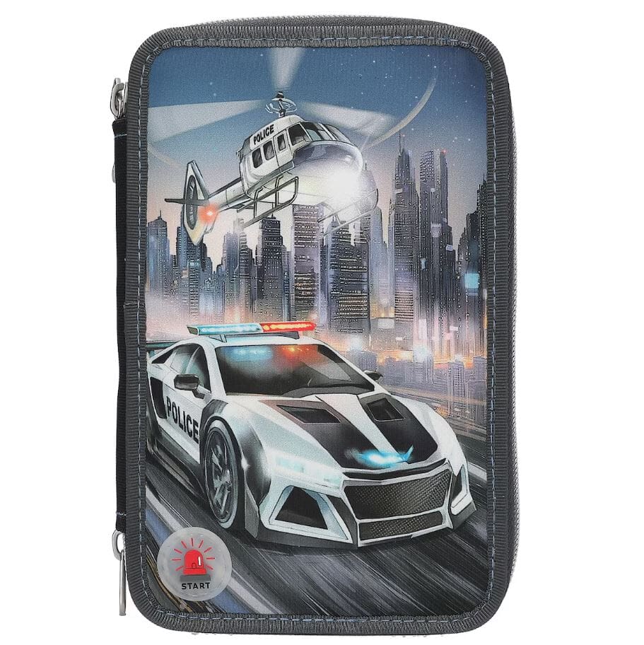 Cartuchera triple Cars con Led Despeche Top Model