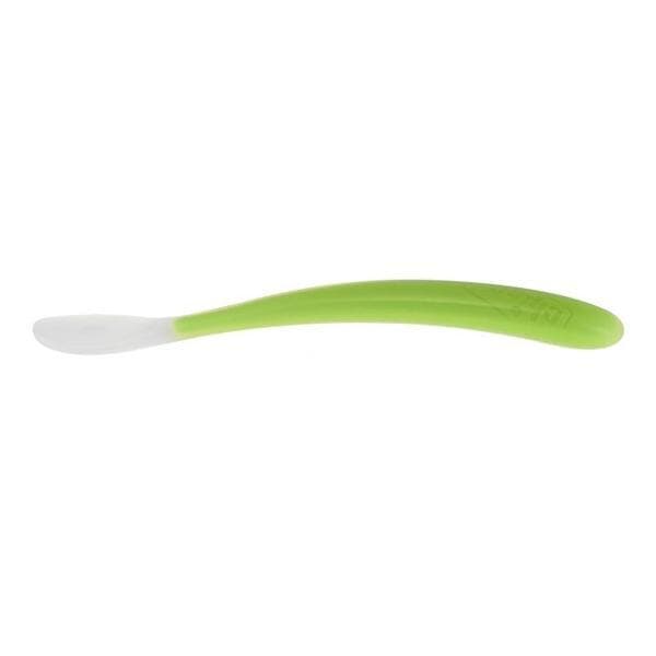 Cuchara Soft Silicona 6+ Verde Chicco
