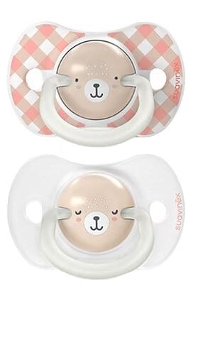 Chupete 0-6M Fisio Sx Pro 2 Uds - Bears Rosa Suavinex