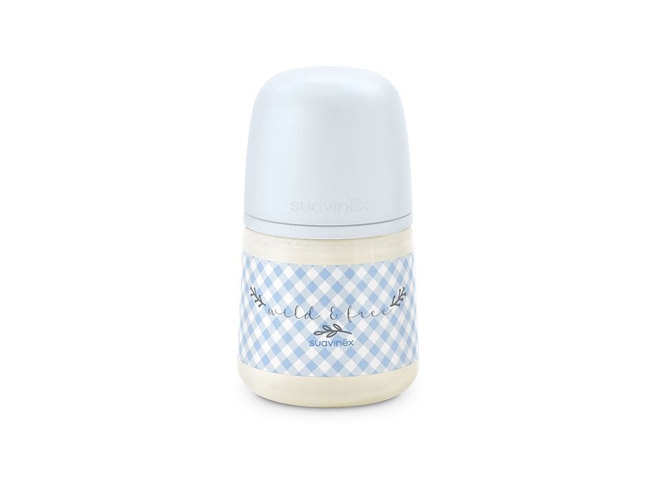 Biberón 150Ml 0-3M Fl. S Fisio Sx Pro - Bears Azul Suavinex
