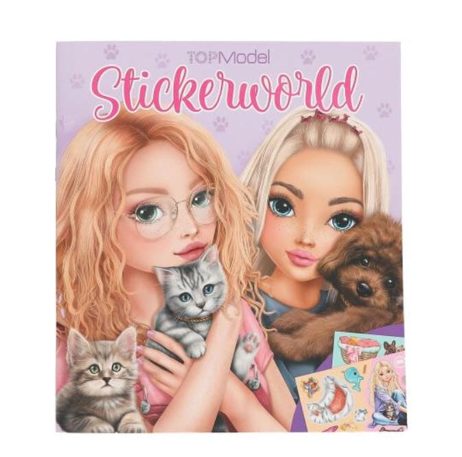 Stickerworld Kitty and Doggy Top Model