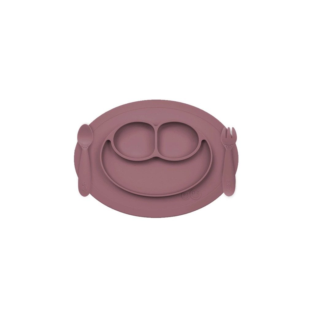 Mini Feeding Set Fda Mauve Ezpz