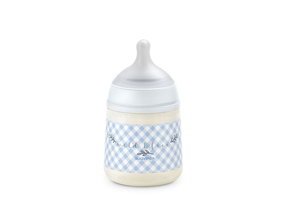 Biberón 150Ml 0-3M Fl. S Fisio Sx Pro - Bears Azul Suavinex