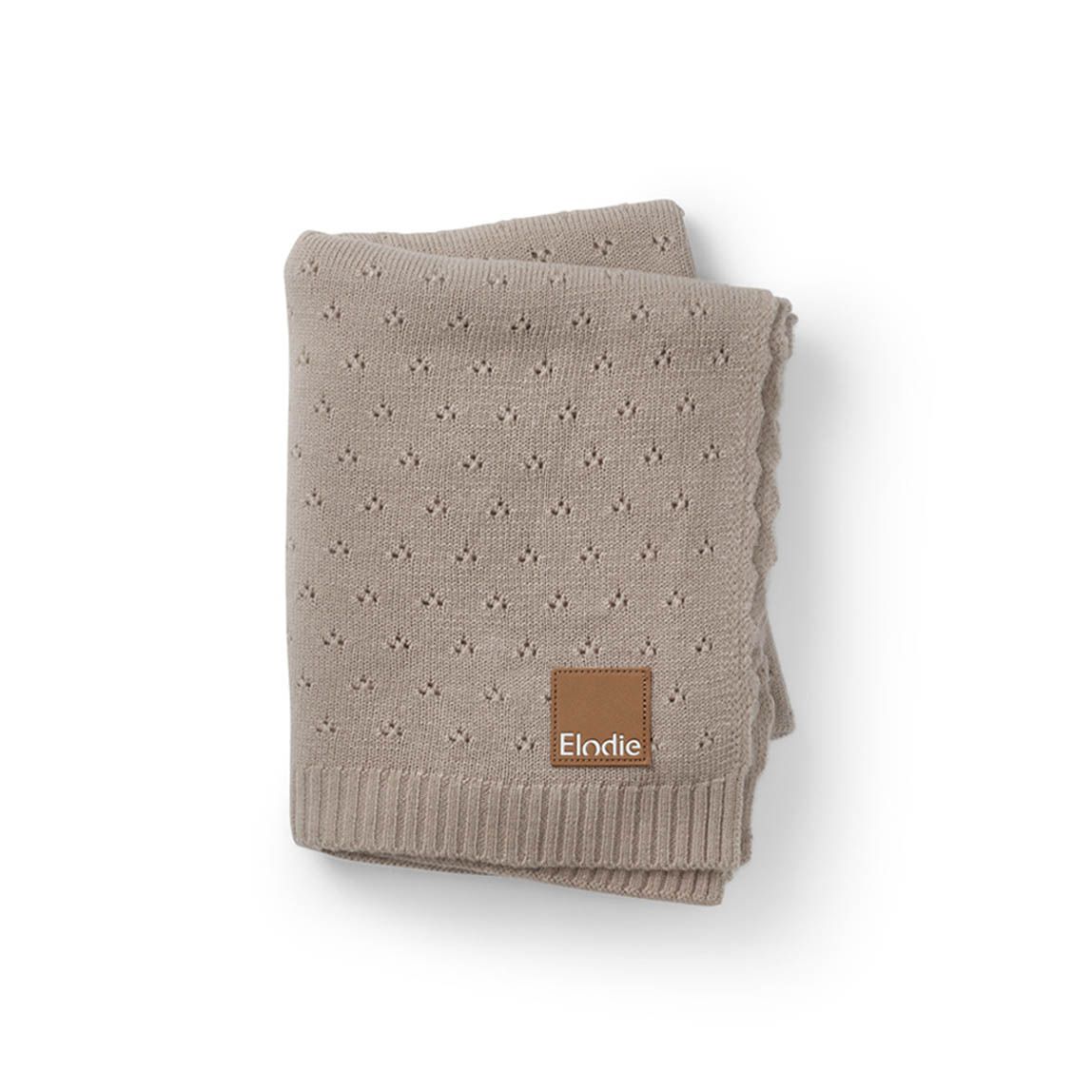 Pointelle Blanket - Tender Taupe Elodie