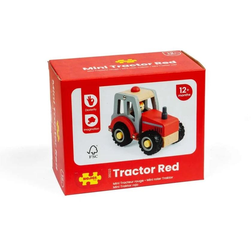Mini Tractor Red Bigjigs