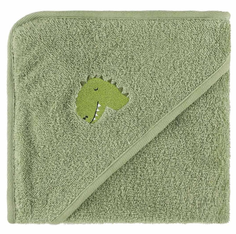 Hooded Towel - 75X75Cm - Dino Trixie
