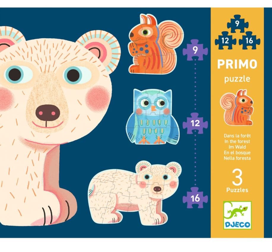 In The Forest - 9, 12, 16 Pcs Djeco