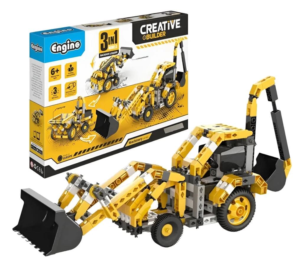 Creative Builder Super Retroexcavadoras + 3 Mod. Engino