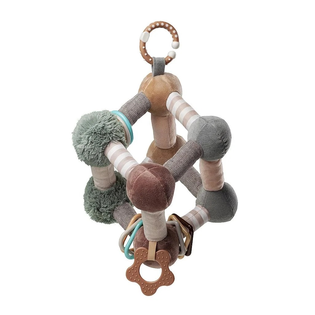 Cubo de actividades con mordillo y sonajero multicolor Stork