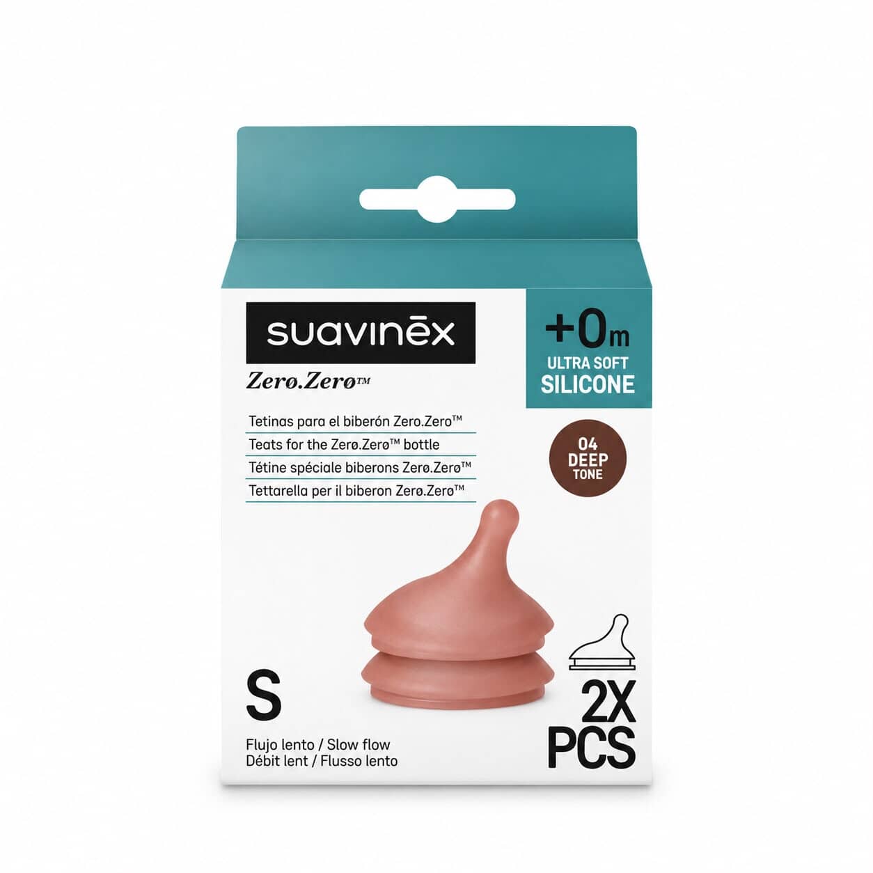Pack Tetinas Zero Flujo S (Lento) - Deep Suavinex