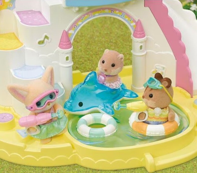 Amigos de la guarderia Fiesta en la piscina Sylvanian Famili