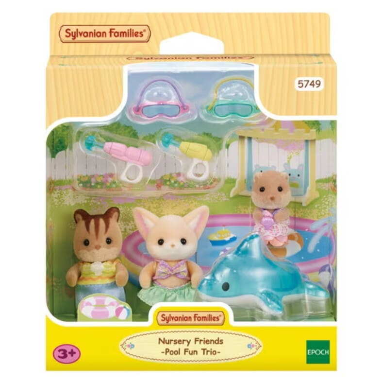 Amigos de la guarderia Fiesta en la piscina Sylvanian Famili