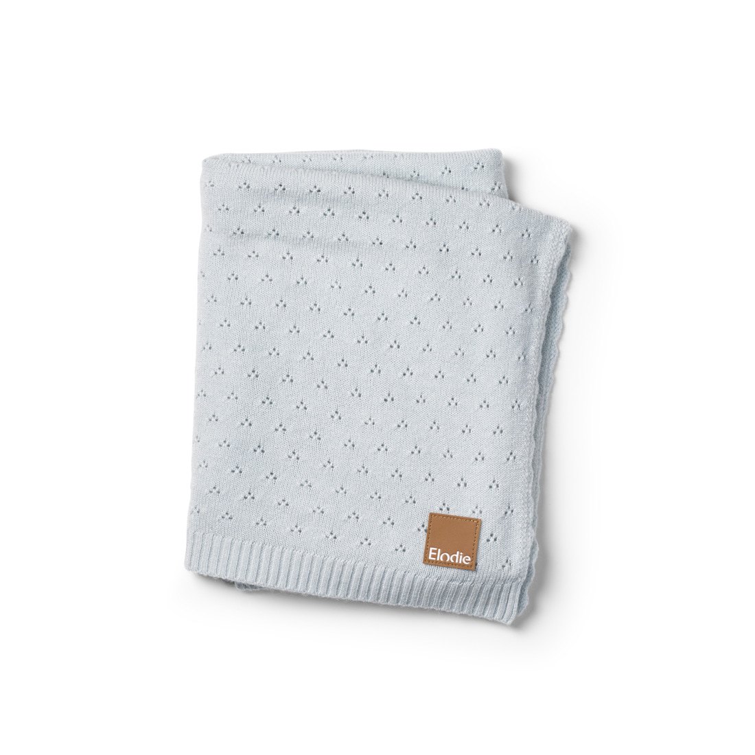 Pointelle Blanket - Bermuda Blue Elodie