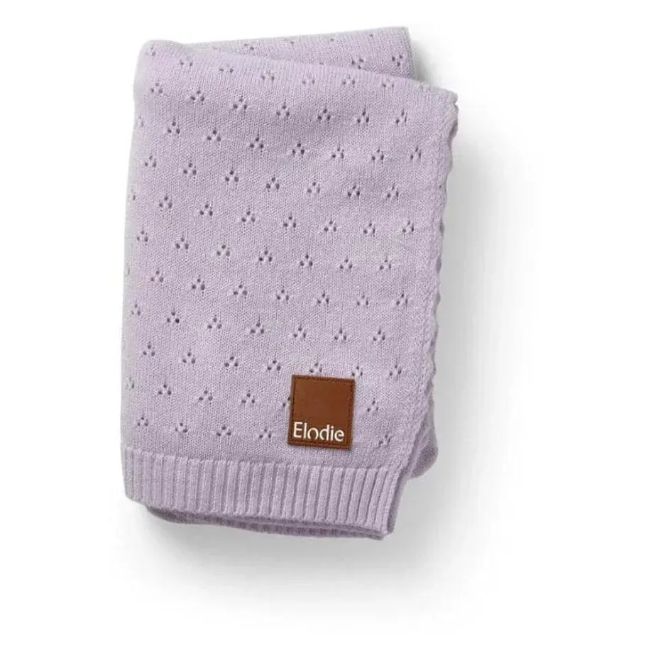 Pointelle Blanket - Lavender Love Elodie